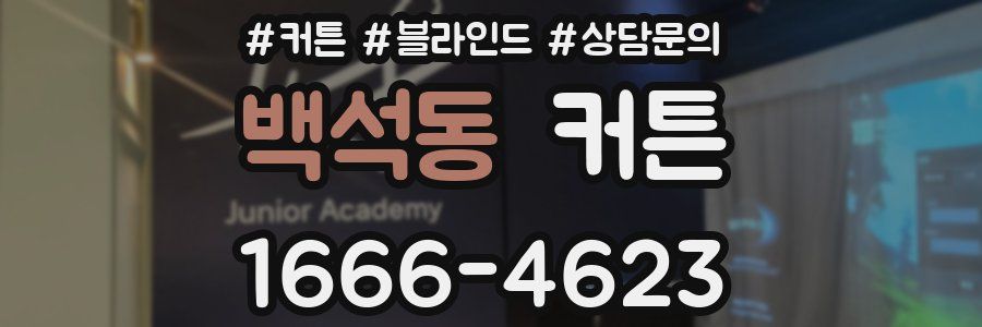 백석동 커튼