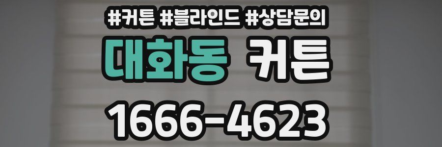 대화동 커튼