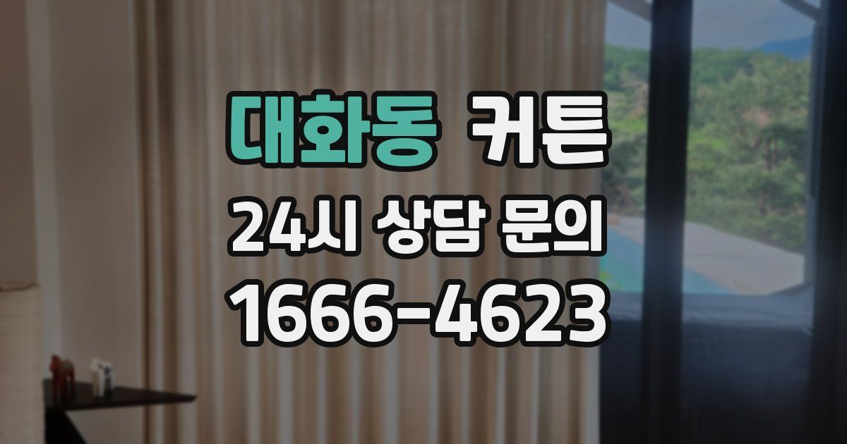 대화동 커튼