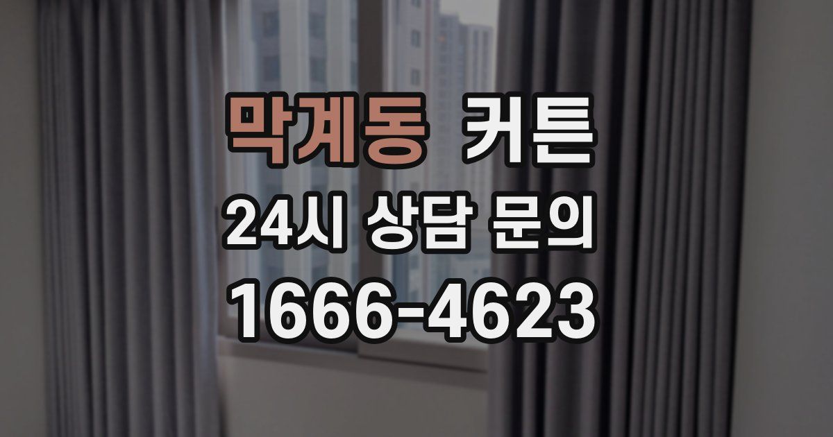 막계동 커튼