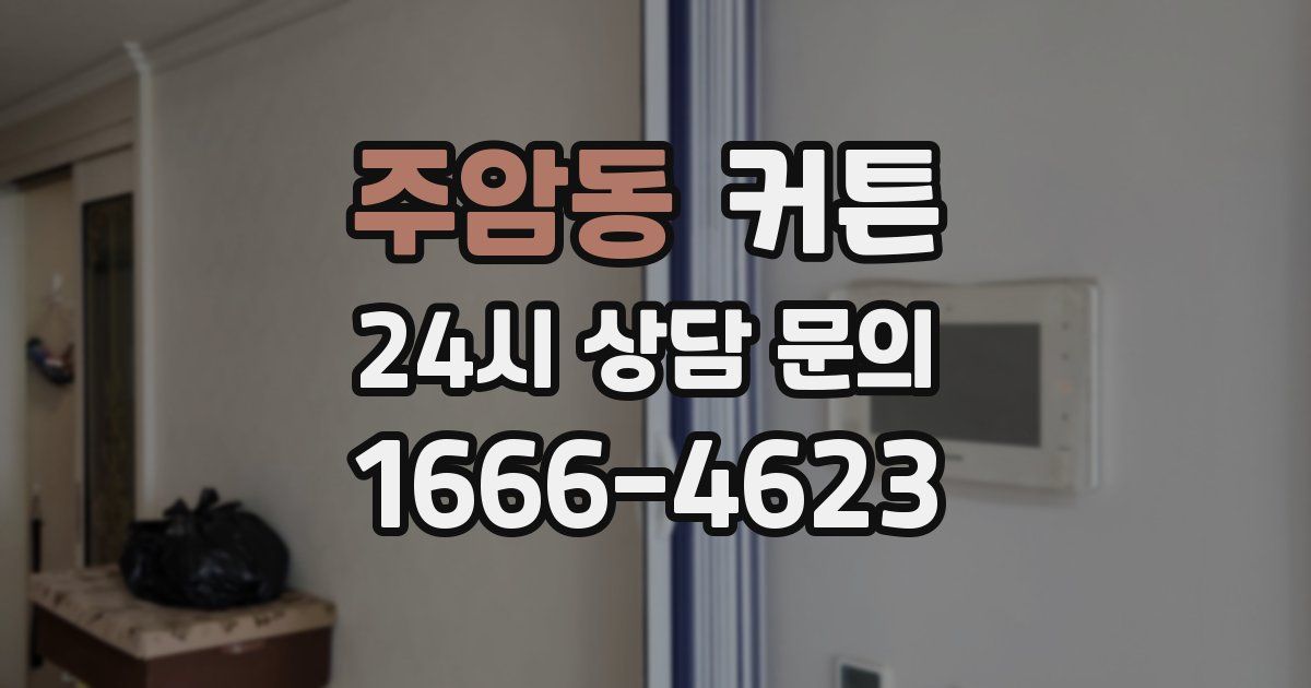 주암동 커튼