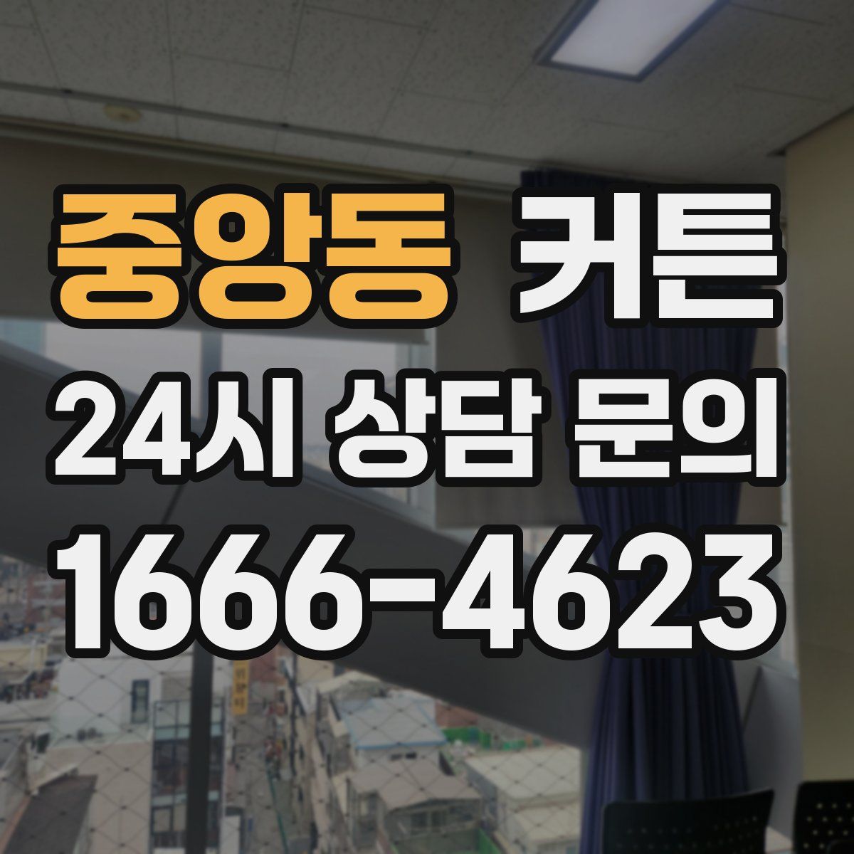 중앙동 커튼