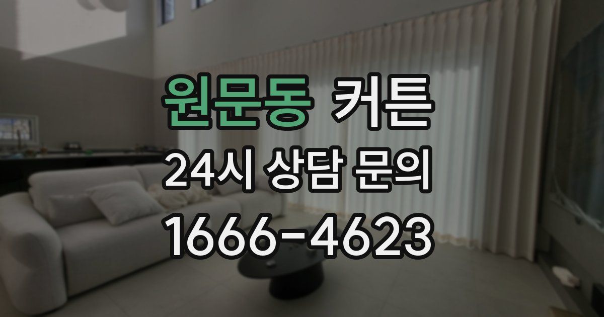 원문동 커튼