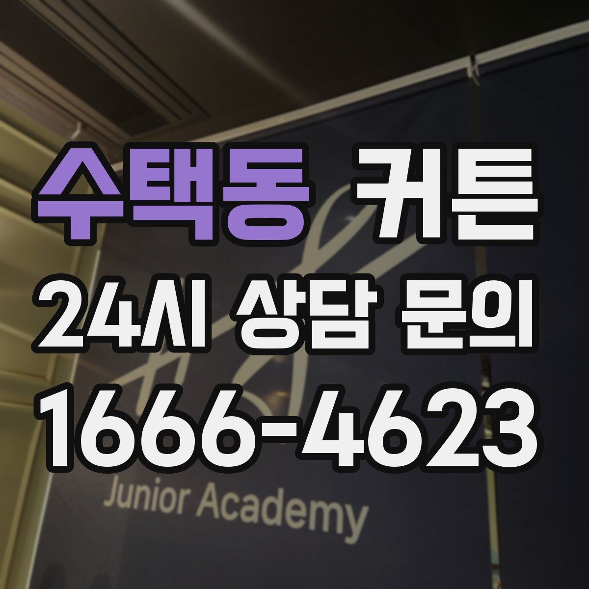 수택동 커튼