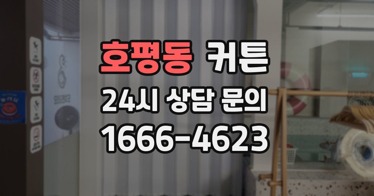 호평동 커튼