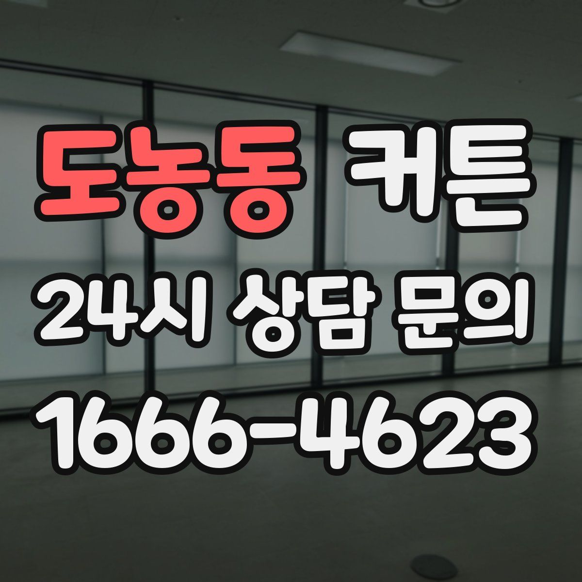 도농동 커튼
