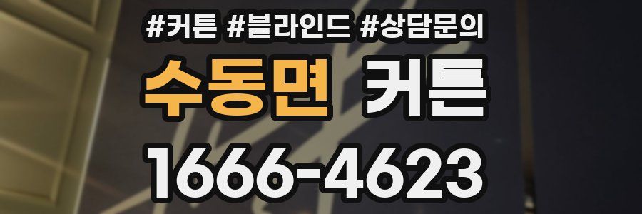 수동면 커튼