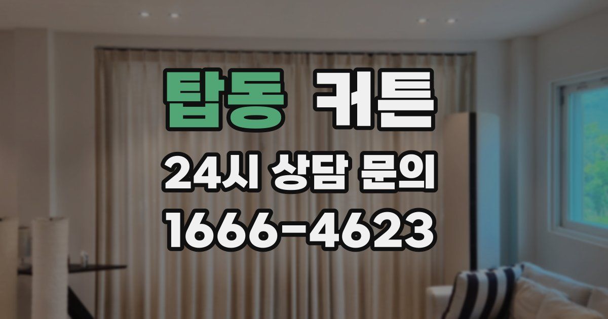 탑동 커튼