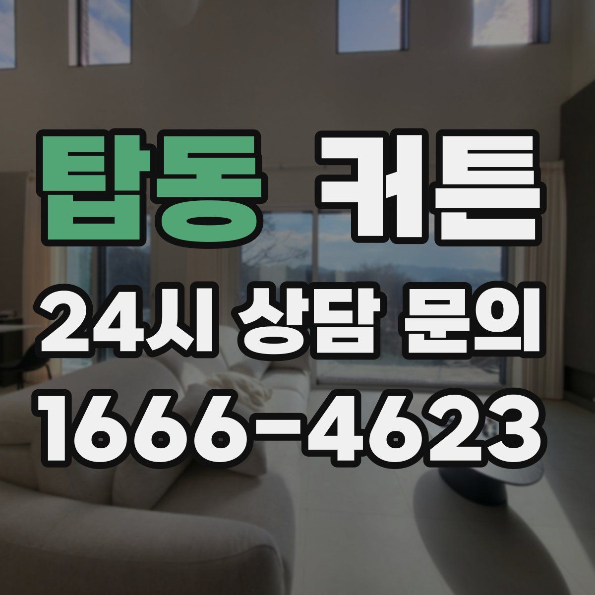 탑동 커튼