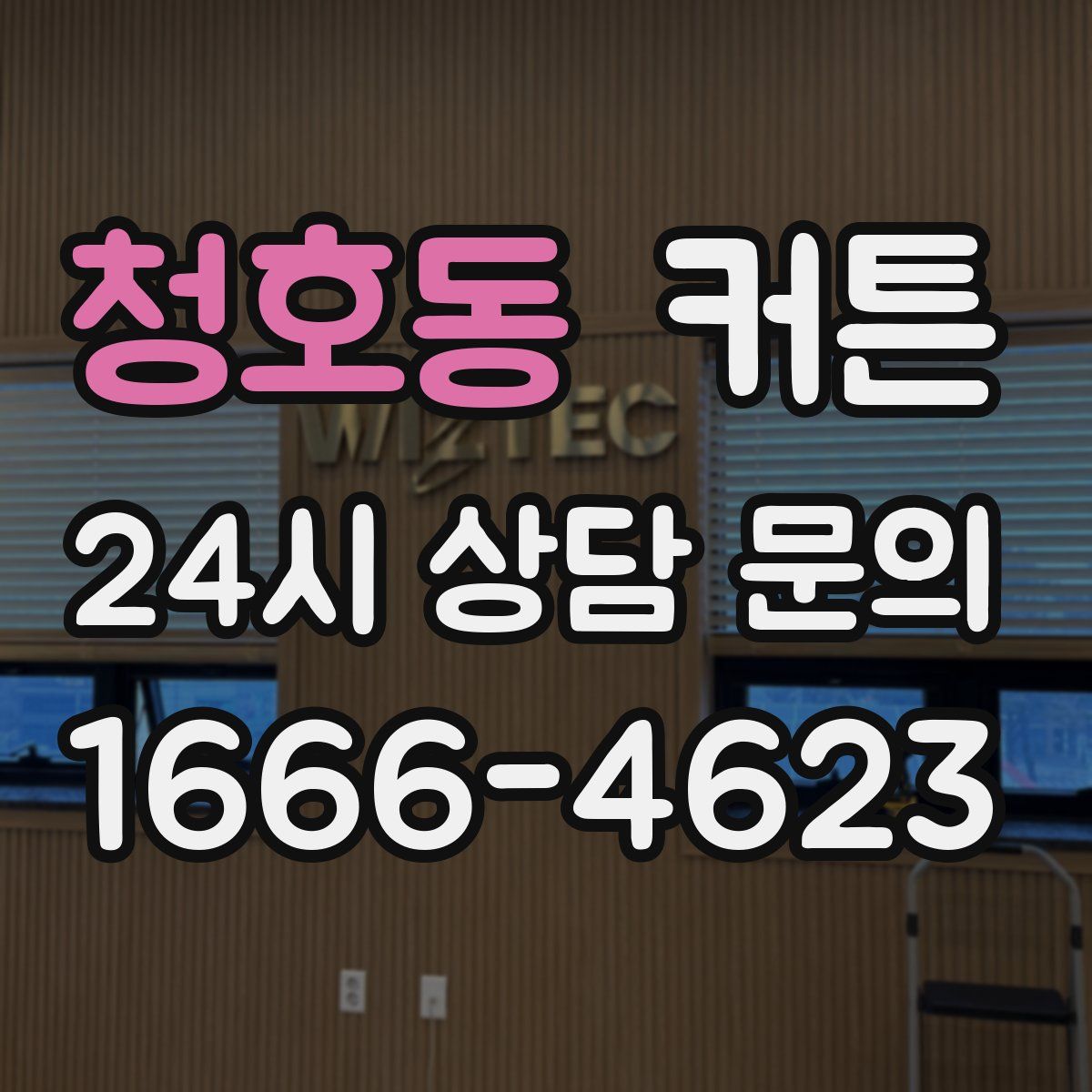청호동 커튼