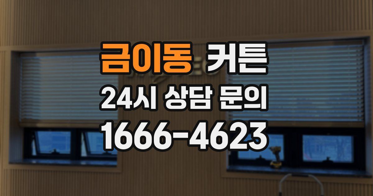 금이동 커튼