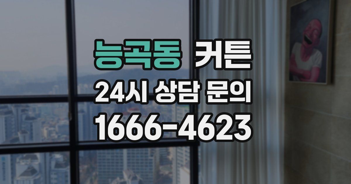 능곡동 커튼