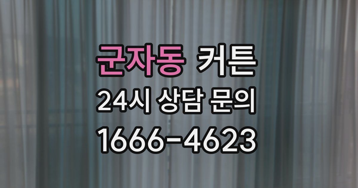 군자동 커튼