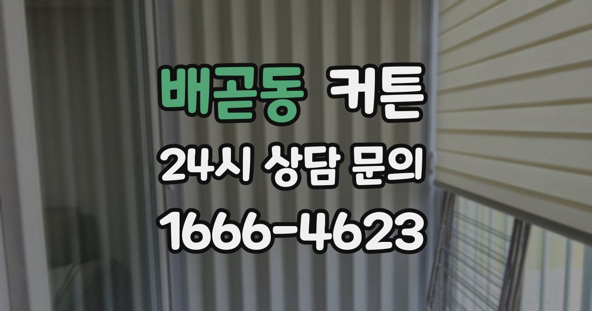 배곧동 커튼