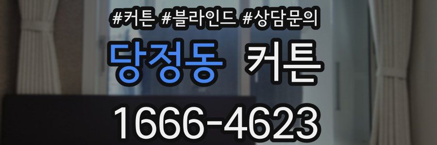 당정동 커튼