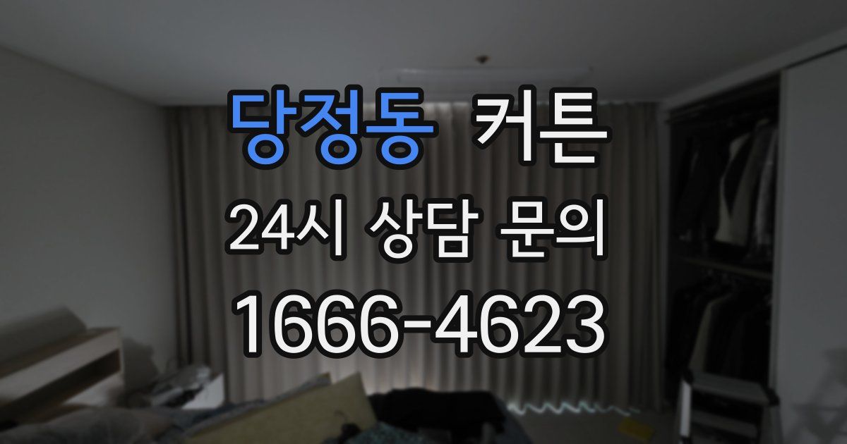 당정동 커튼