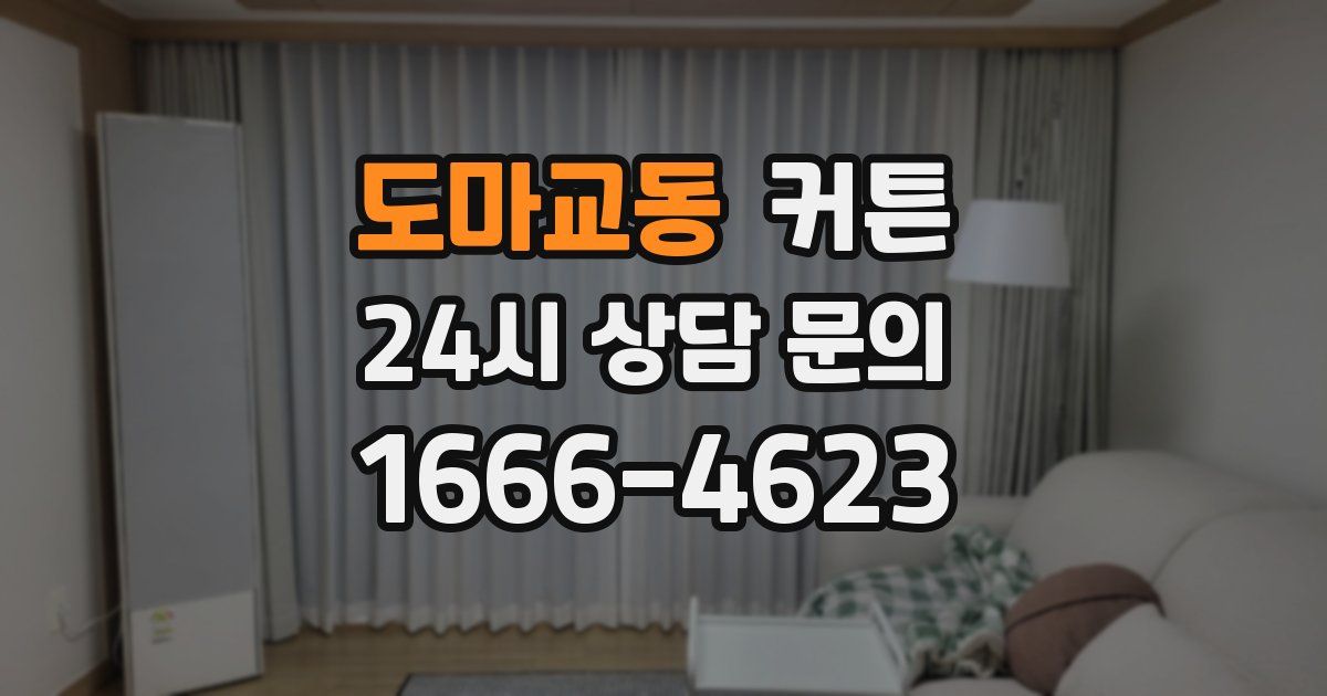 도마교동 커튼