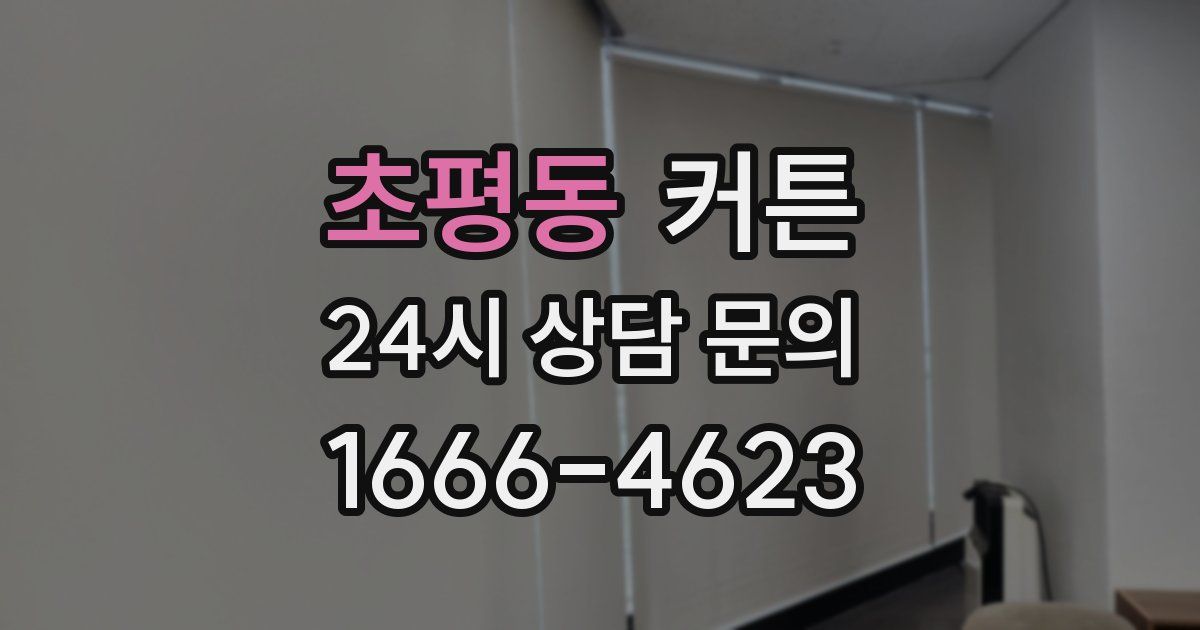 초평동 커튼