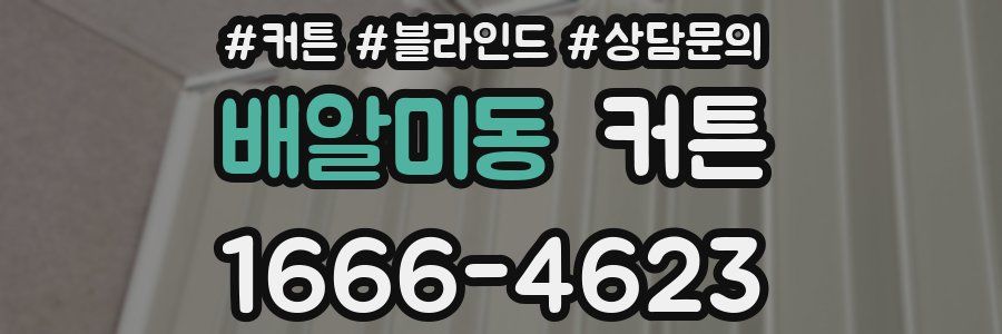 배알미동 커튼