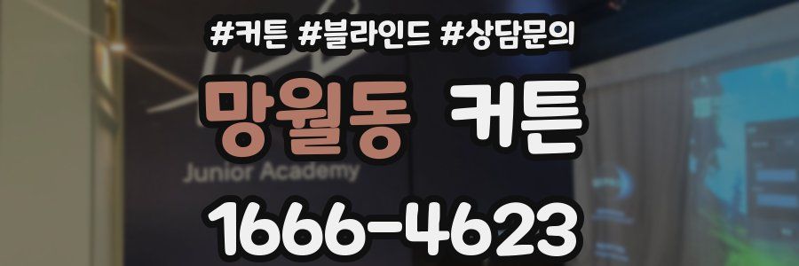 망월동 커튼