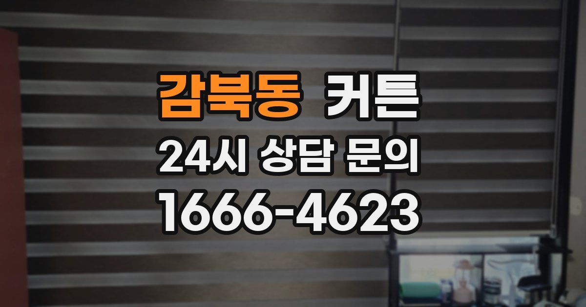 감북동 커튼