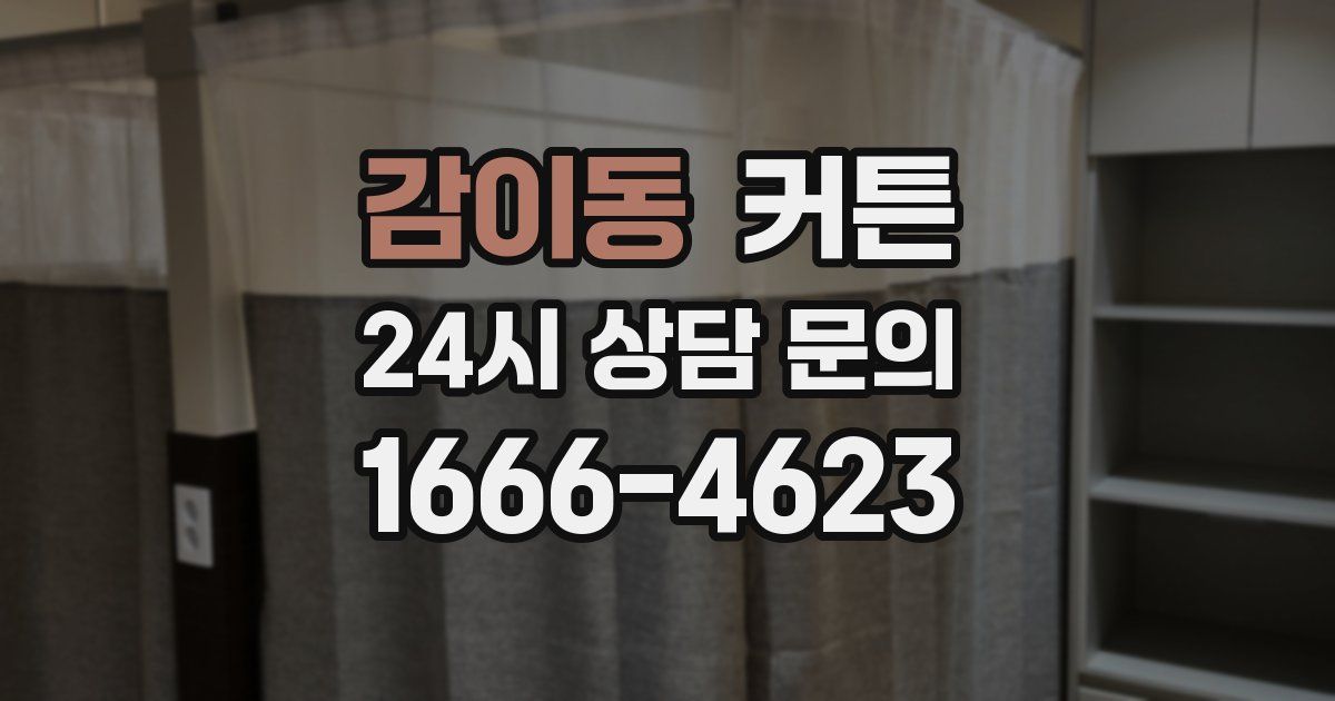 감이동 커튼