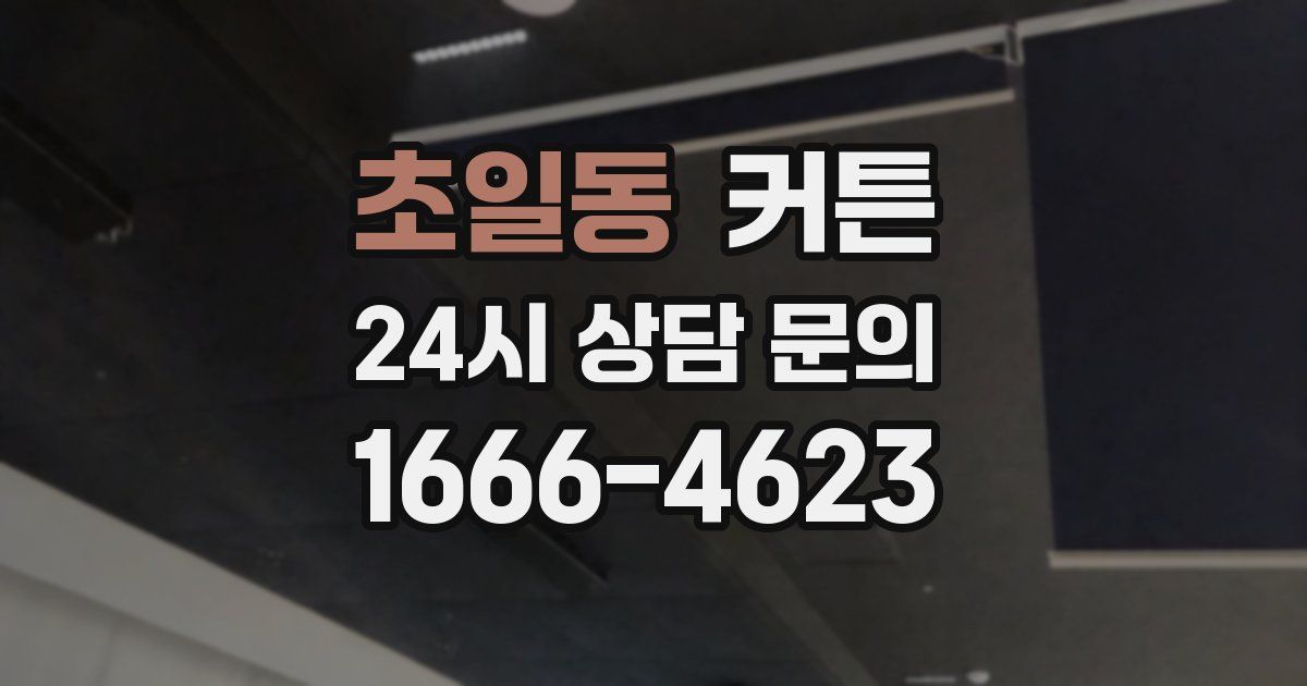 초일동 커튼
