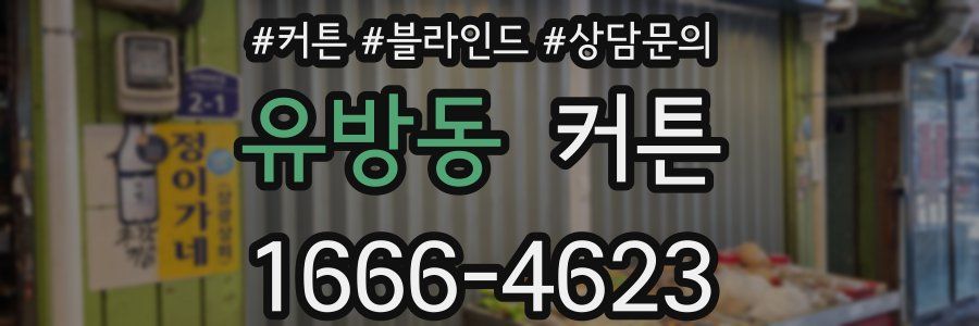 유방동 커튼