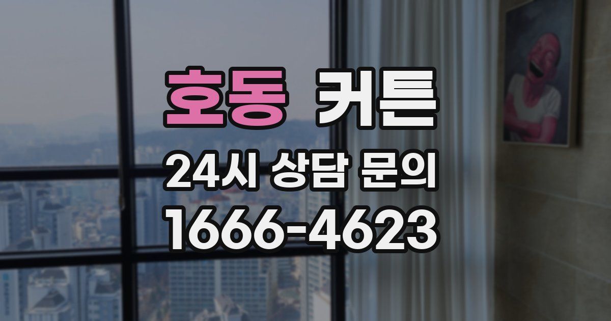 호동 커튼