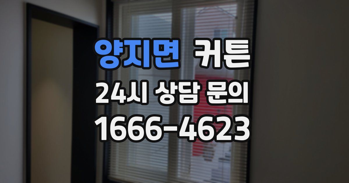 양지면 커튼