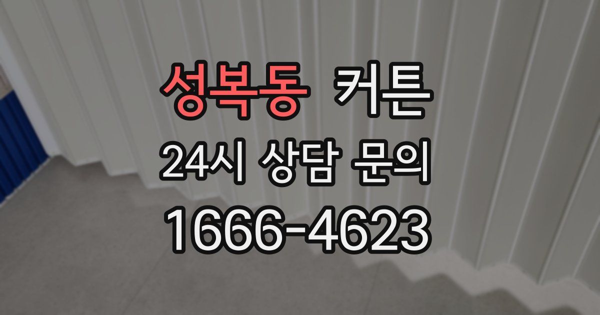 성복동 커튼