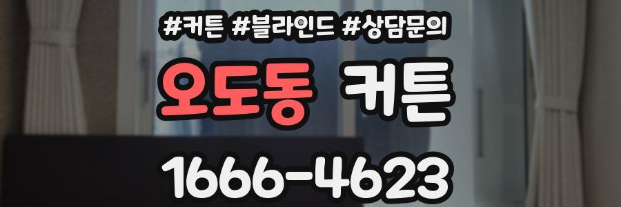 오도동 커튼