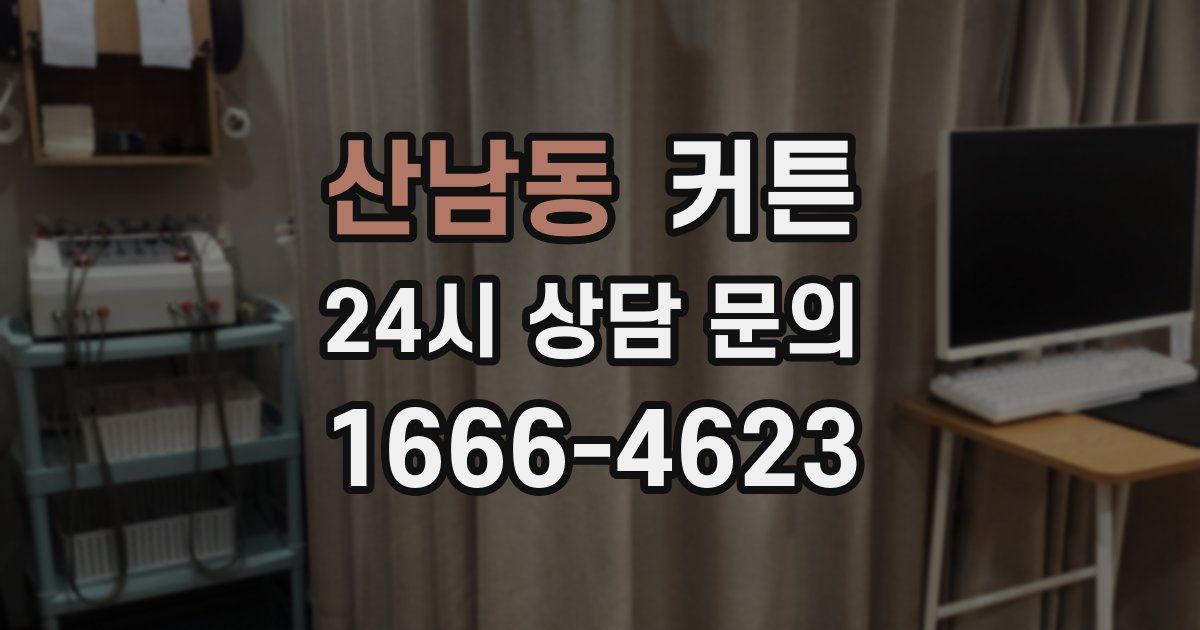 산남동 커튼