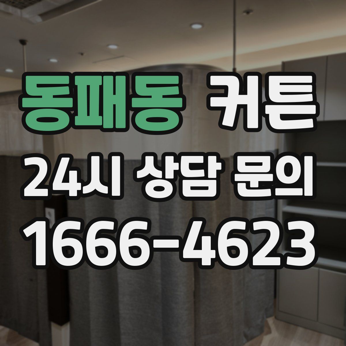 동패동 커튼