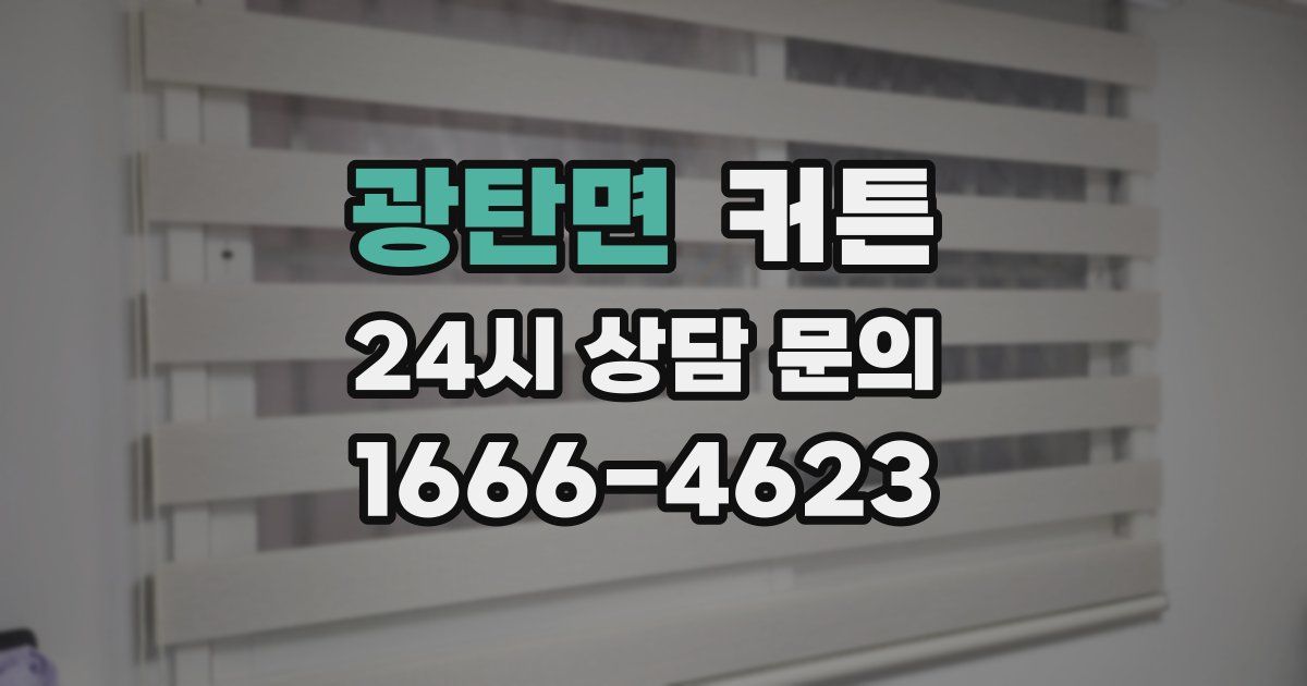 광탄면 커튼