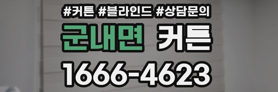 군내면 커튼