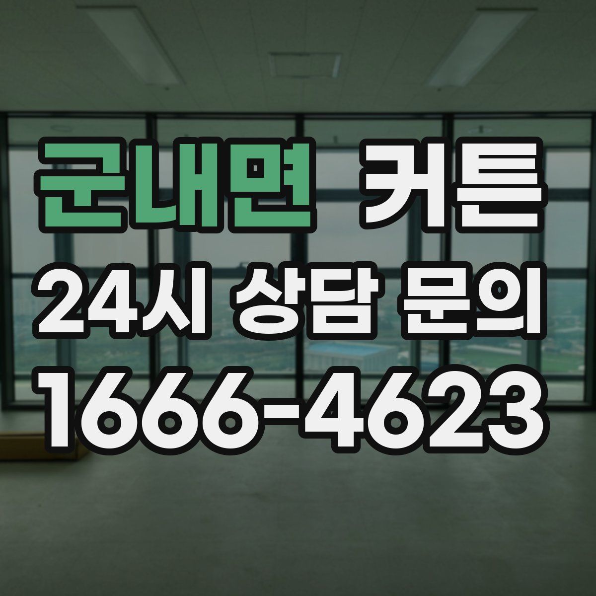 군내면 커튼
