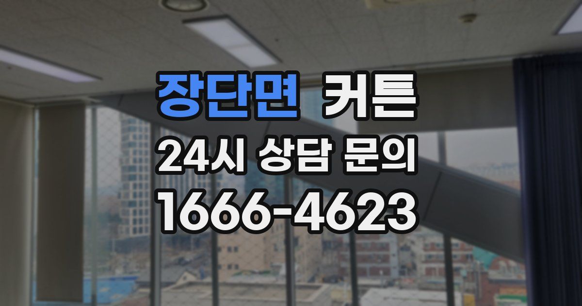 장단면 커튼