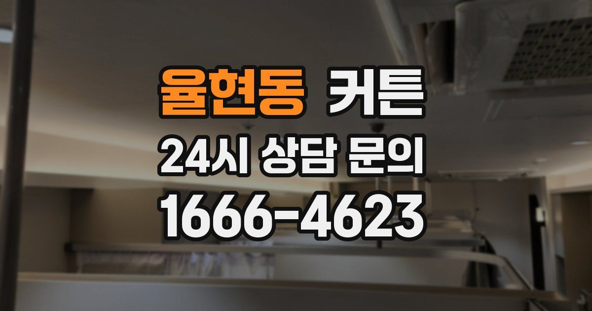 율현동 커튼