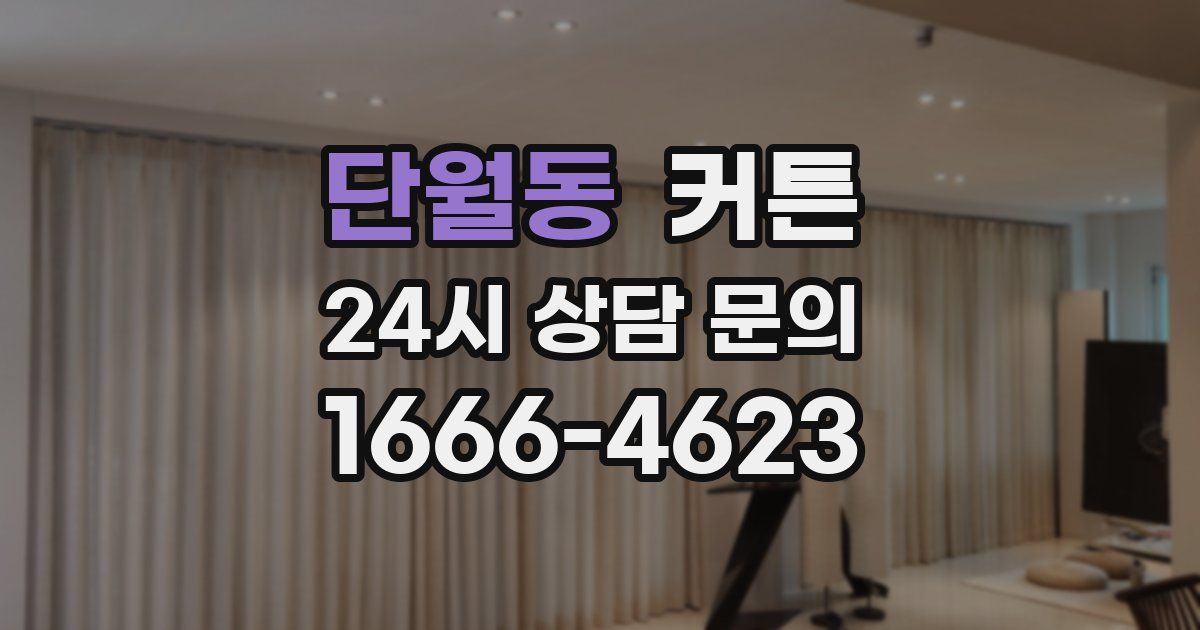 단월동 커튼