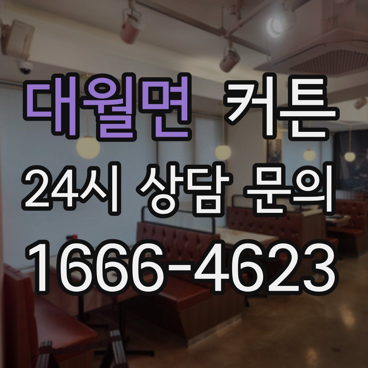 대월면 커튼