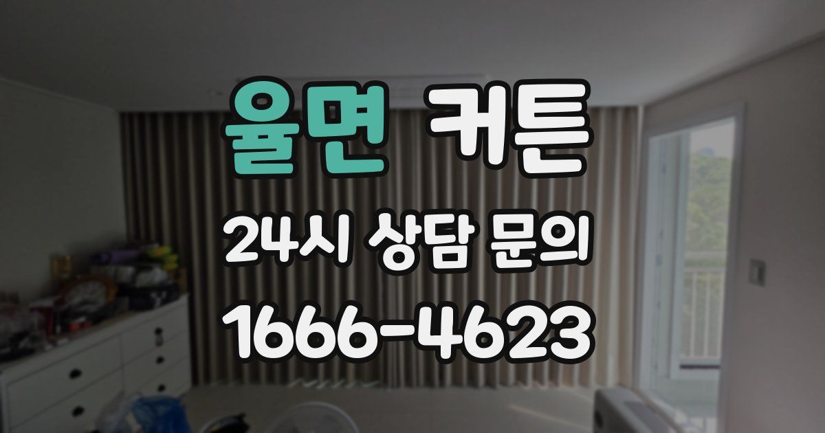 율면 커튼