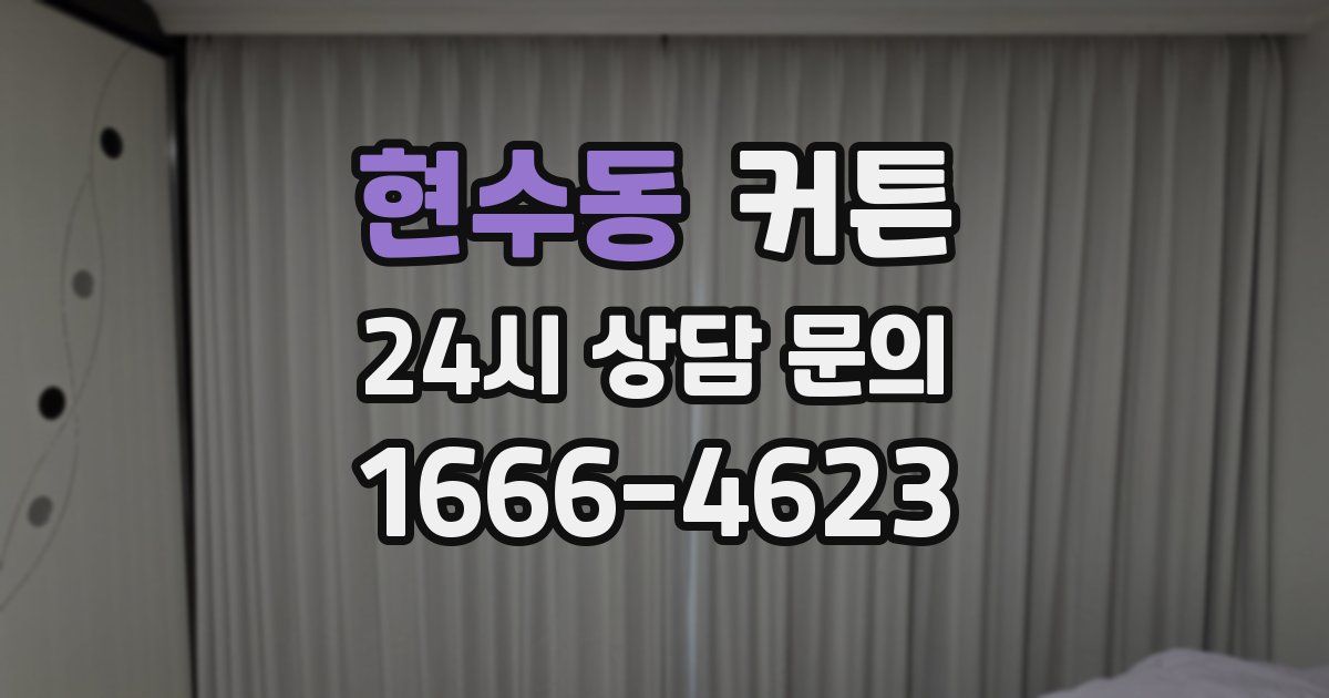 현수동 커튼