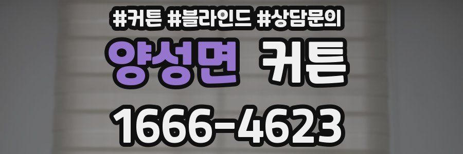양성면 커튼