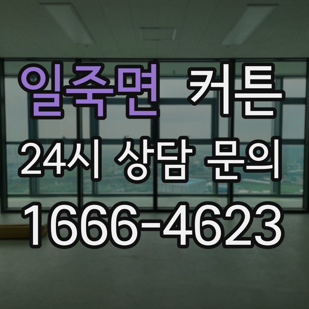 일죽면 커튼