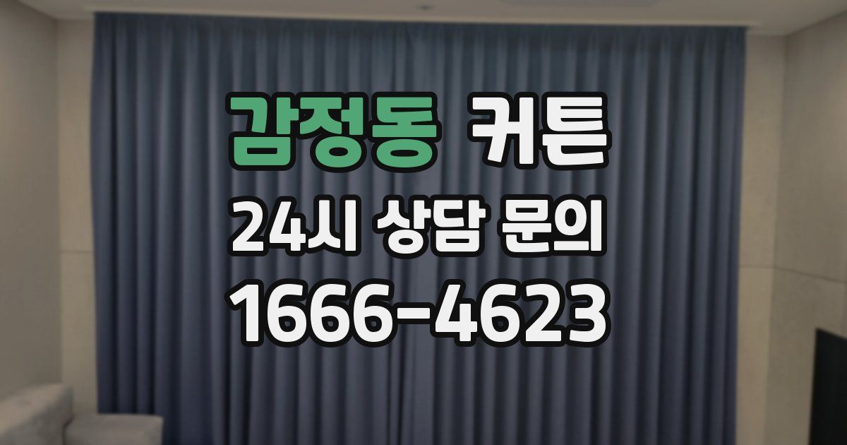 감정동 커튼