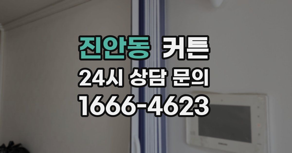 진안동 커튼