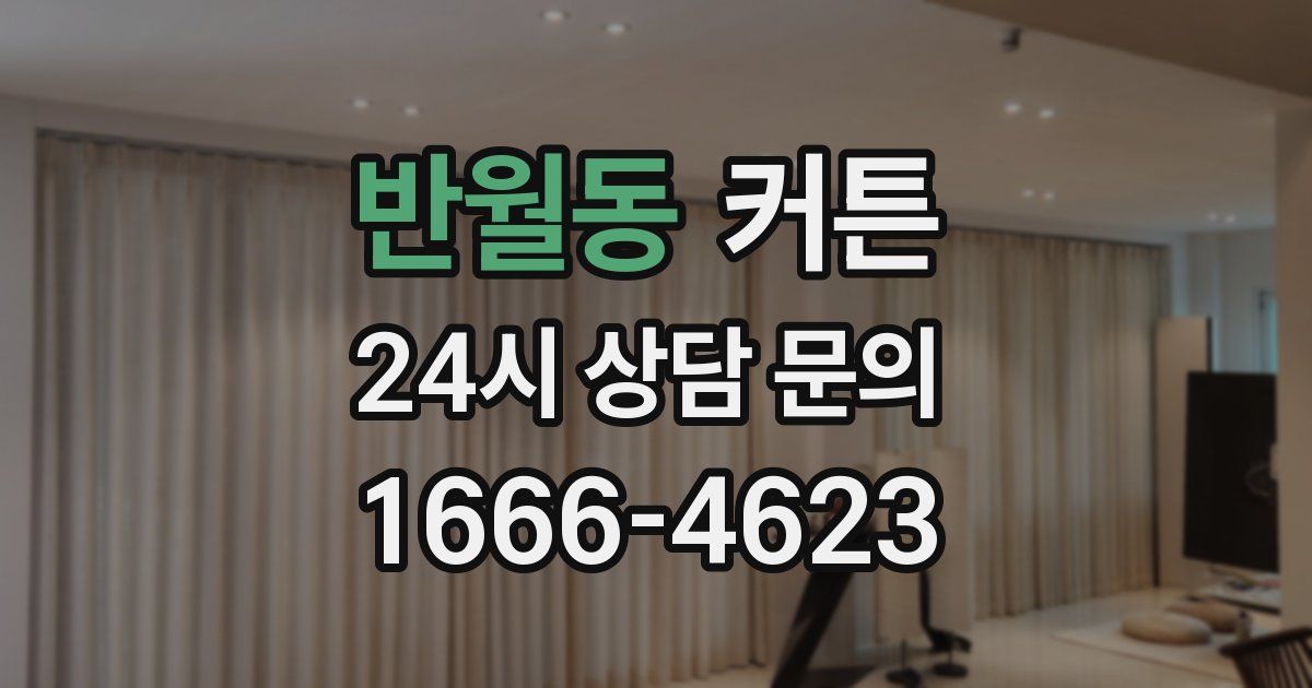 반월동 커튼