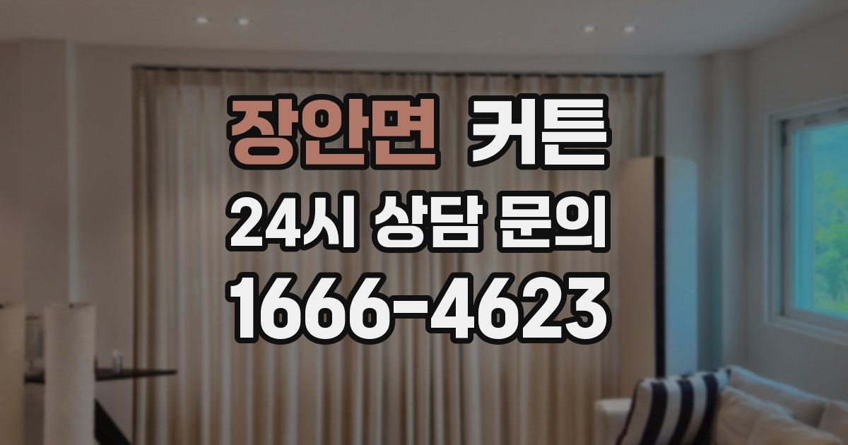 장안면 커튼