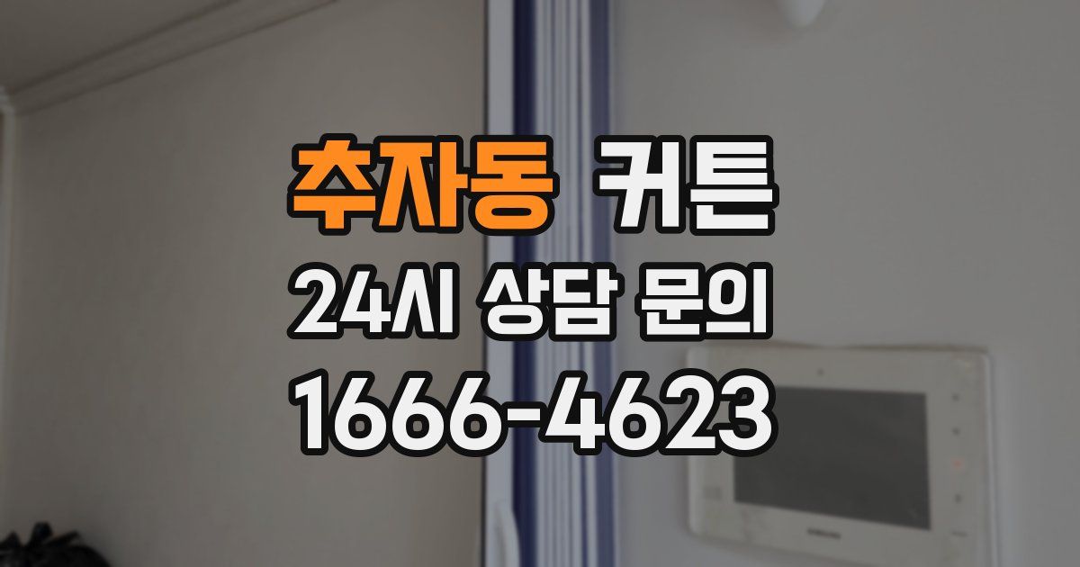 추자동 커튼